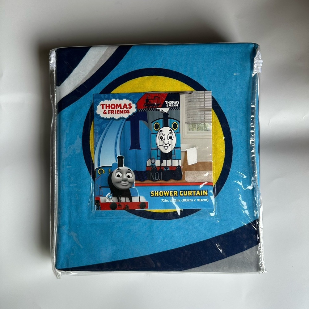 Thomas the Tank Train Standard Shower Curtain 72" X 72"  Thomas & Friends Tub